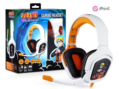 Konix Naruto univerzális vezetékes gamer headset