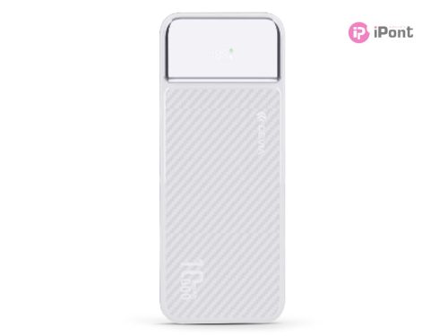 Devia Smart Series Digital Display PD 20W powerbank - 10.000 mAh - fehér