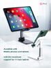 Devia asztali telefon/tablet tartó max. 11'' méretű készülékhez - Devia Desktop Tablet/Phone Stand - fekete