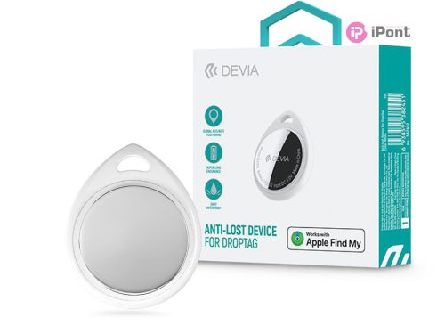 Devia bluetooth AirTag - Devia Anti-lost Device For DropTag - fehér