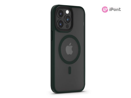 Devia Pino Series Magnetic ütésálló tok - Apple iPhone 15 - zöld