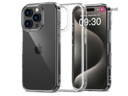 Tech-Protect FlexAir Hybrid szilikon tok - Apple iPhone 16 Pro Max - átlátszó