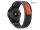 Garmin Fenix 3 / 5X / 3HR / 5X Plus / 6X / 6X Pro / 7X nylon óraszíj -          fekete/narancs (ECO csomagolás)